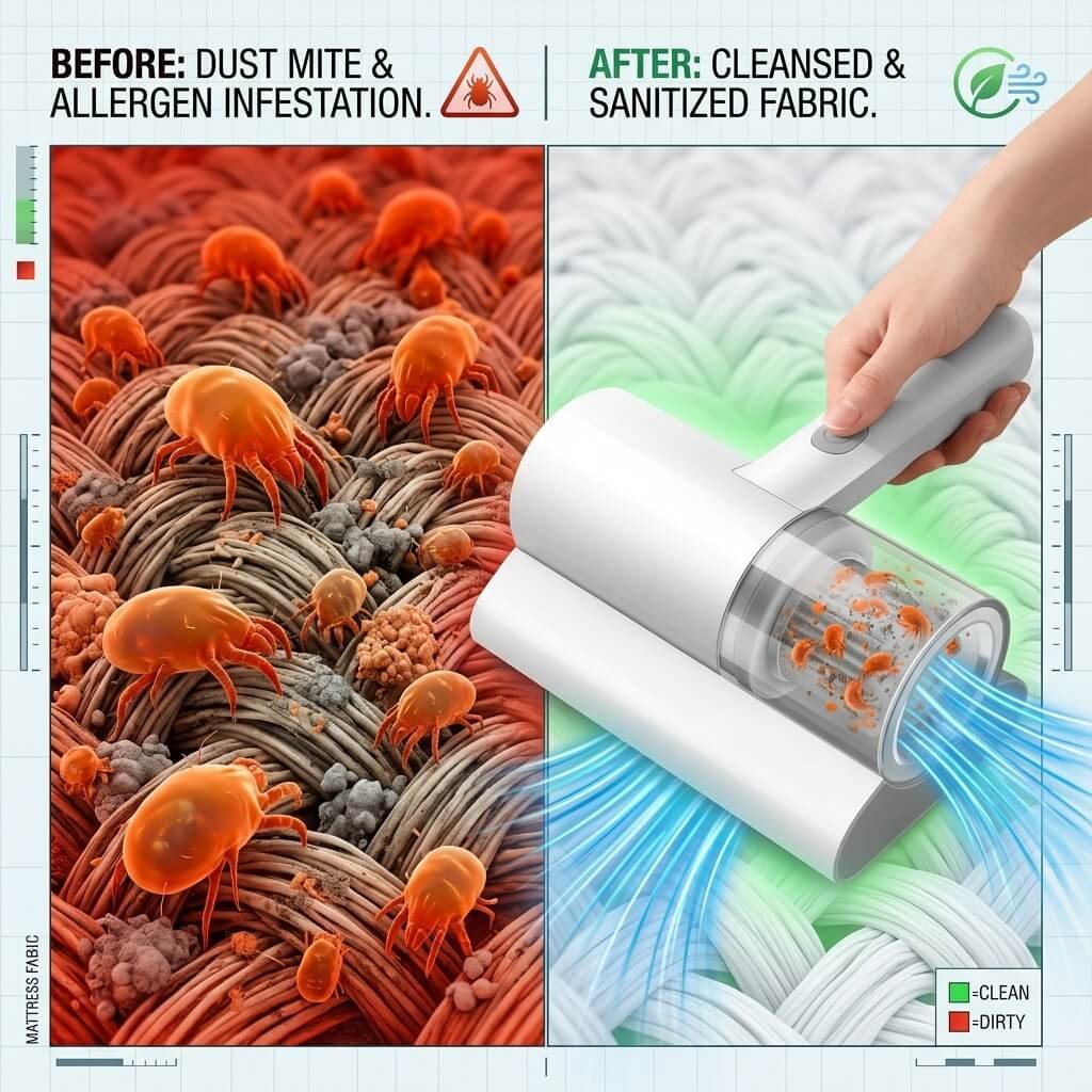 Comparação antes e depois