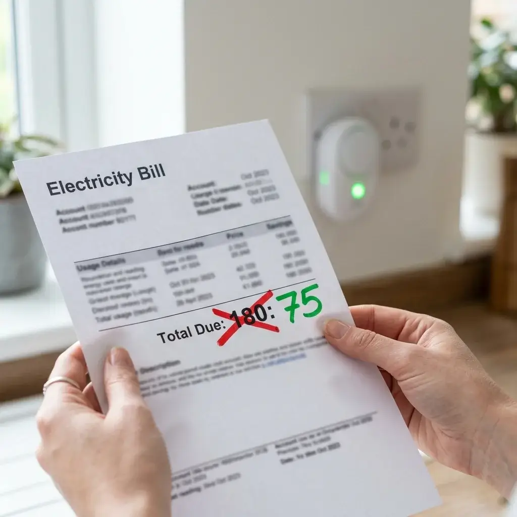 Comparación de factura de electricidad