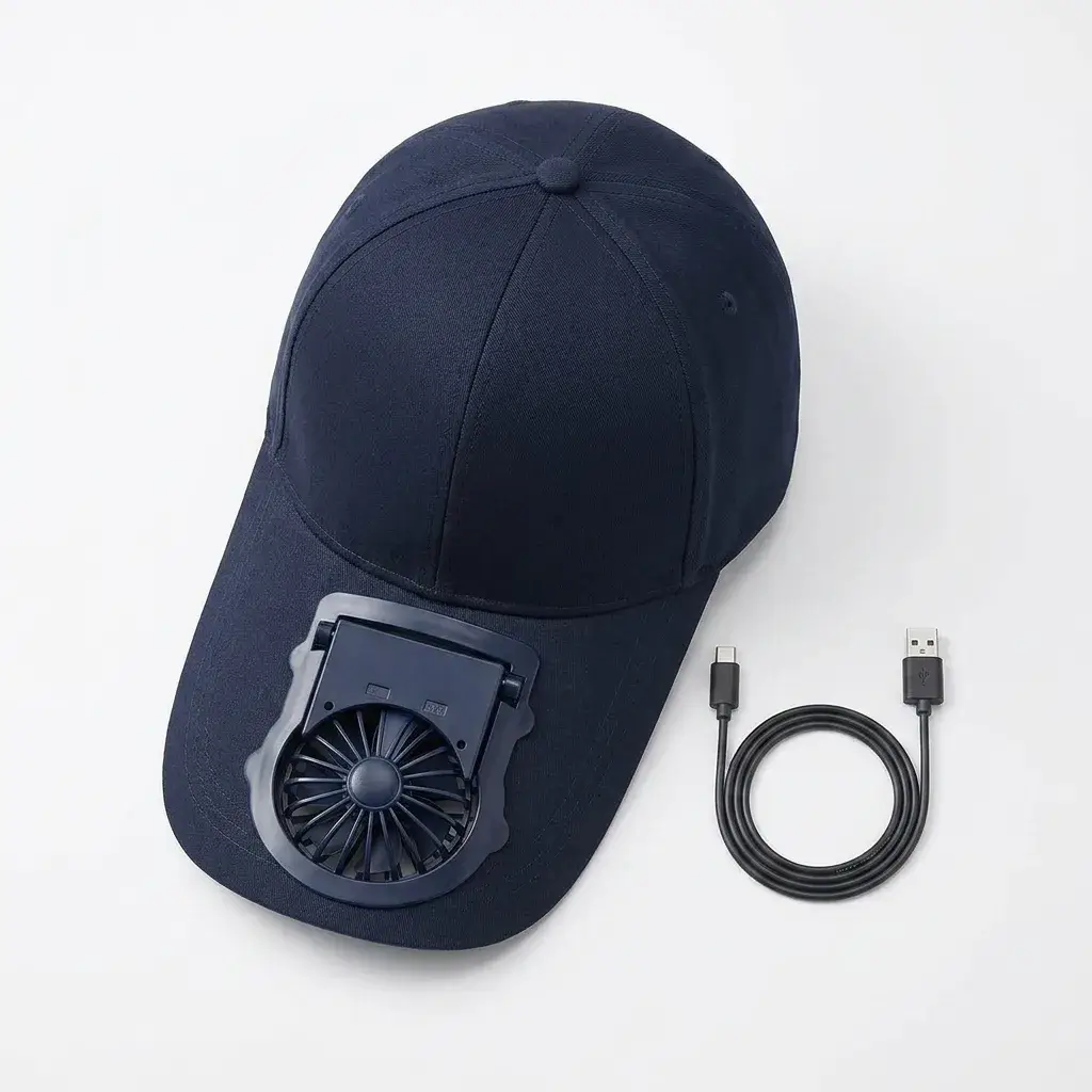 Kit de la gorra con ventilador