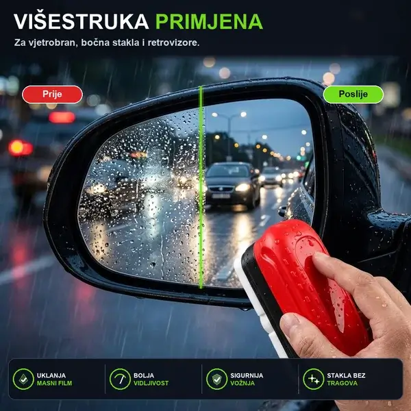 Prije i poslije na bočnim retrovizorima